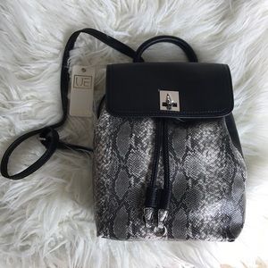 Urban Expressions vegan snakeskin backpack